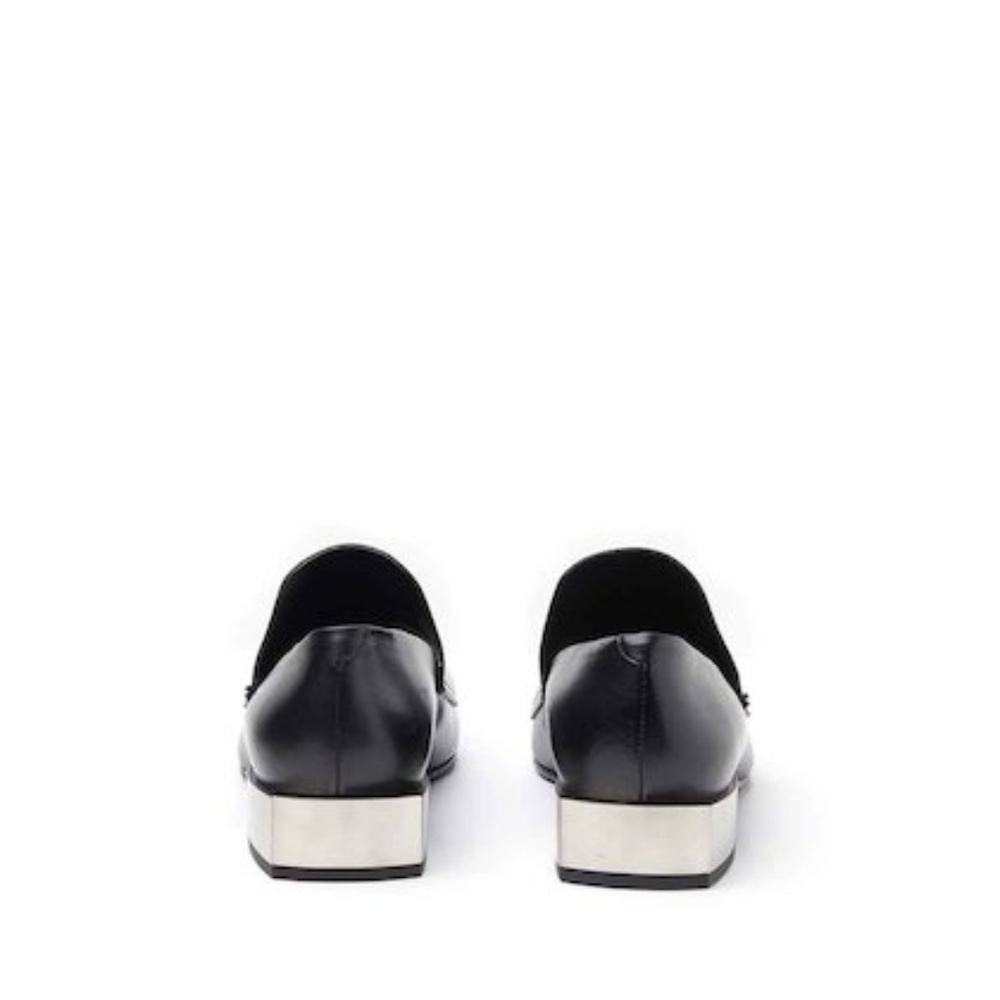 Vic Matie Moccasins with Metallic Block Heel - Picture 7 of 7